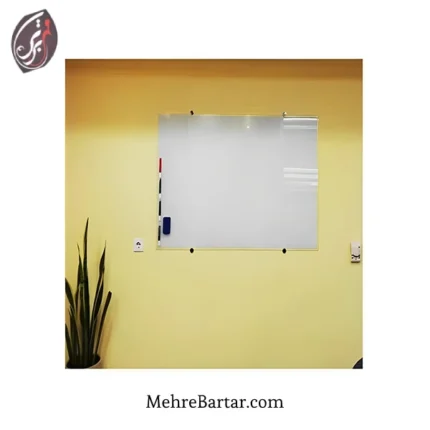 وایت برد شیشه ای سایز 50*70 سانتی متر - مهربرتر