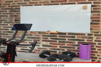 وایت برد شیشه‌ ای برای باشگاه - فروشگاه مهربرتر